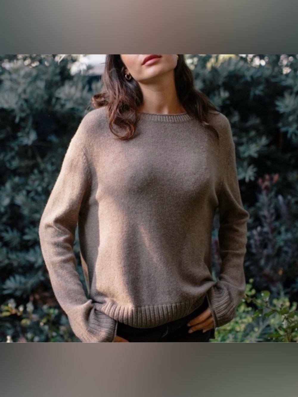 Jenni Kayne Everyday Sweater XS Taupe
